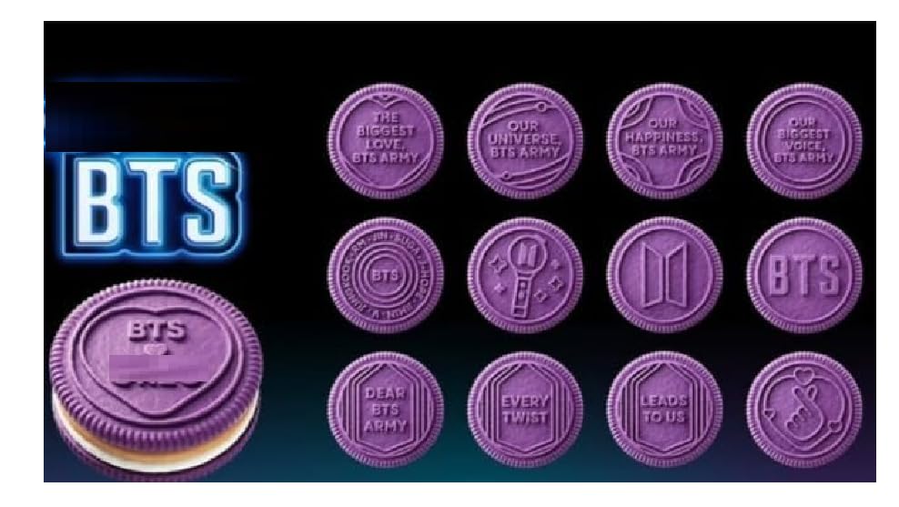 Amazon.co.jp: オレオ BTS ホットク味 BTS コラボ クッキー 100g×2個